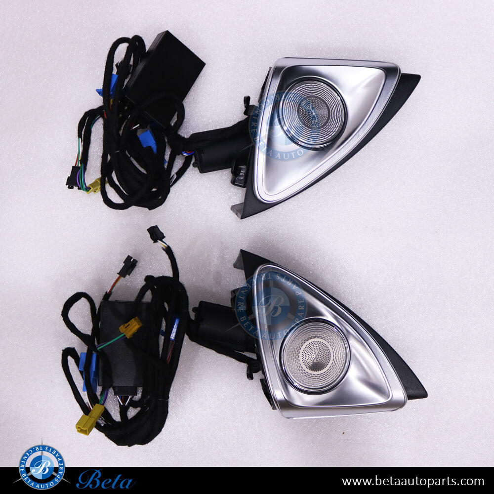 Front Tweeters 4D 64 Colors for Mercedes C-Class W205 2015-2021 models, Part Number 2228202200 Front Tweeters 4D 64 Colors for Mercedes C-Class W205 2015-2021 models, Part Number 2228202200